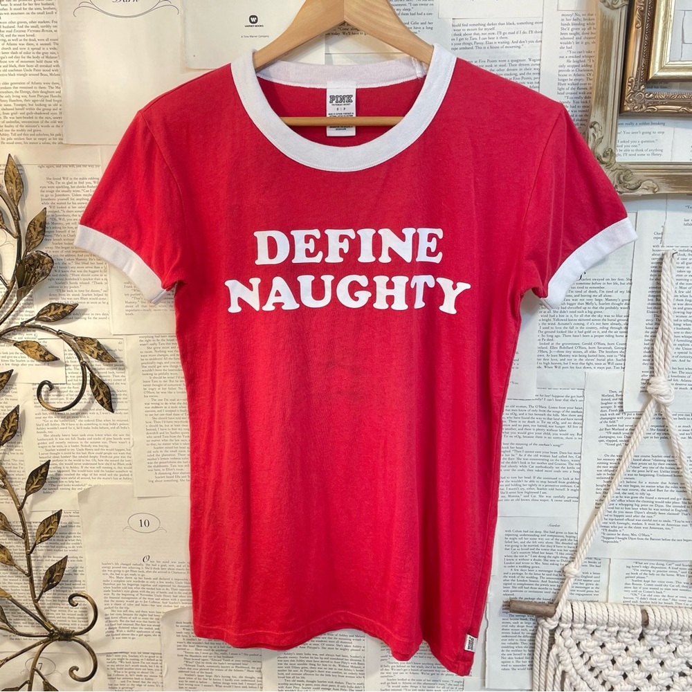 PINK Victorias Secret Red Tee